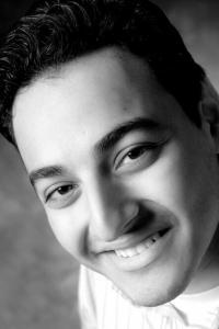 Author of The Silver Ninja: Wilmar Luna Wilmar Closeup Headshot B&W for web